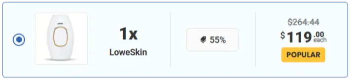 loweskin offer price